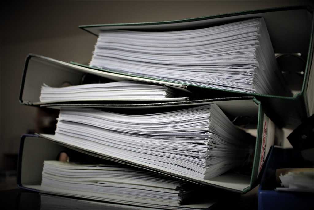 FOLDERS STACKED