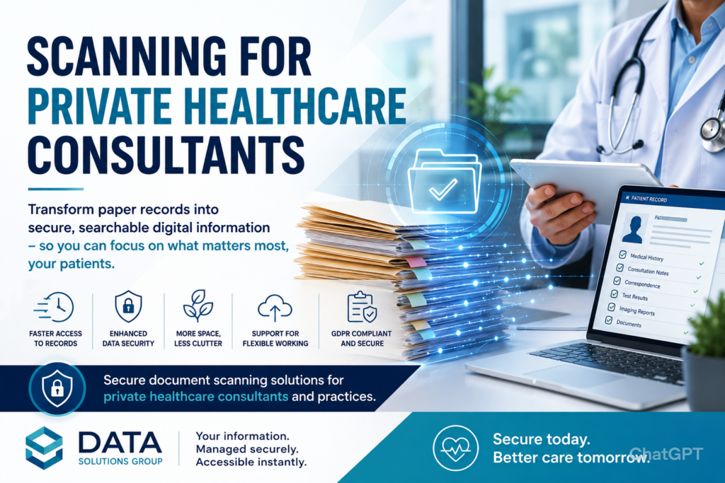 Document Scanning for Private Healthcare Consultants
